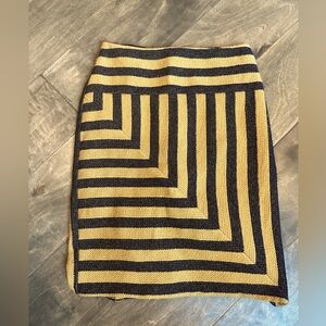 Anthropologie‎ Eva Franco Striped Pencil Skirt sz 4